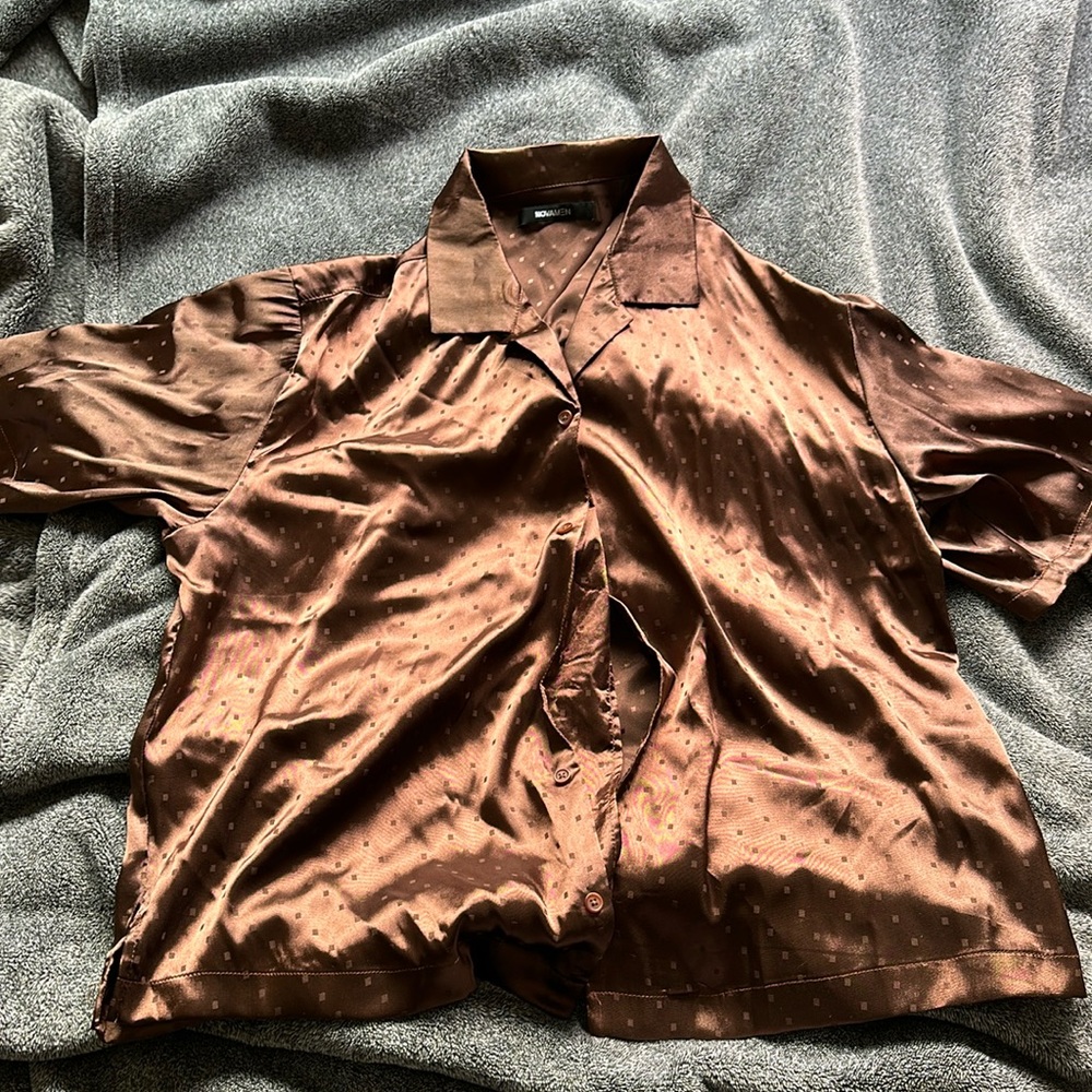 Windows silky- cuban shirt